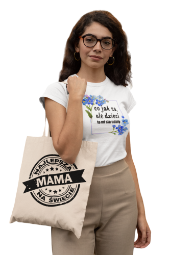 KOSZULKA DAMSKA PREZENT NA DZIEŃ MAMY DZIEŃ MATKI TORBA GRATIS 7