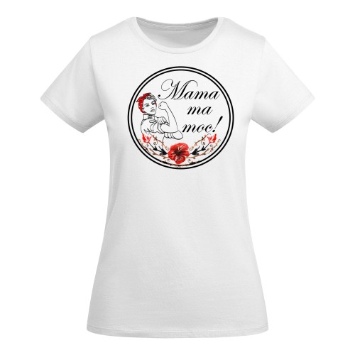 KOSZULKA DAMSKA PREZENT NA DZIEŃ MAMY MAMA MA MOC TORBA GRATIS 2