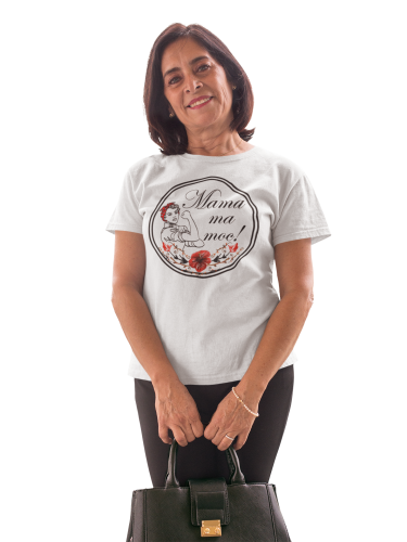 KOSZULKA DAMSKA PREZENT NA DZIEŃ MAMY MAMA MA MOC TORBA GRATIS 4