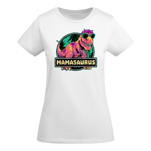 KOSZULKA DAMSKA PREZENT NA DZIEŃ MAMY MAMASAURUS TORBA GRATIS 2