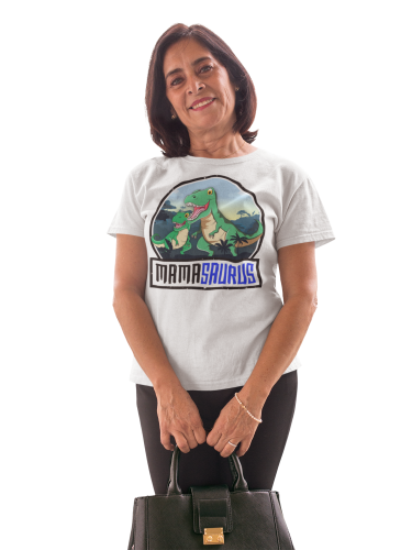 KOSZULKA DAMSKA PREZENT NA DZIEŃ MAMY MAMASAURUS TORBA GRATIS 4