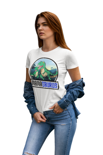 KOSZULKA DAMSKA PREZENT NA DZIEŃ MAMY MAMASAURUS TORBA GRATIS 6