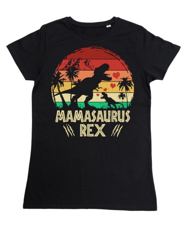 KOSZULKA DAMSKA PREZENT NA DZIEŃ MAMY MAMASAURUS REX 1 TORBA GRATIS 2