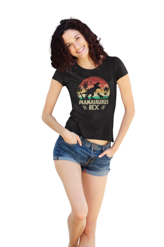 KOSZULKA DAMSKA PREZENT NA DZIEŃ MAMY MAMASAURUS REX 1 TORBA GRATIS 5