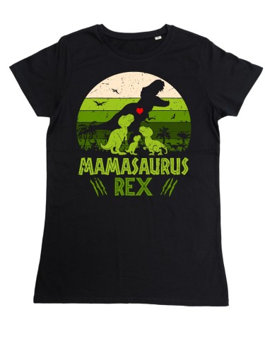 KOSZULKA DAMSKA PREZENT NA DZIEŃ MAMY MAMASAURUS REX 3 TORBA GRATIS 2