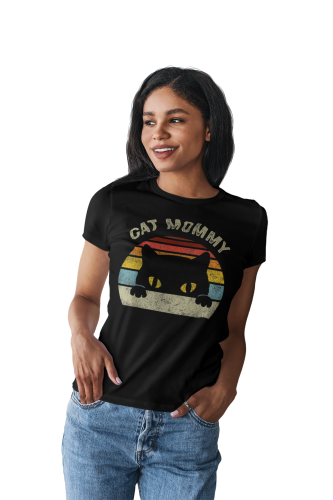 KOSZULKA DAMSKA PREZENT NA DZIEŃ MAMY CAT MOMMY TORBA GRATIS 3