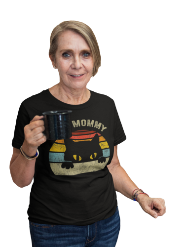 KOSZULKA DAMSKA PREZENT NA DZIEŃ MAMY CAT MOMMY TORBA GRATIS 5