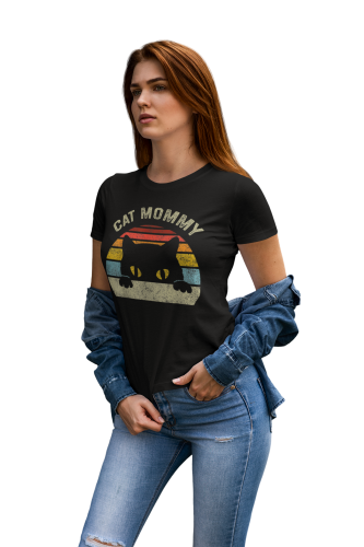 KOSZULKA DAMSKA PREZENT NA DZIEŃ MAMY CAT MOMMY TORBA GRATIS 8