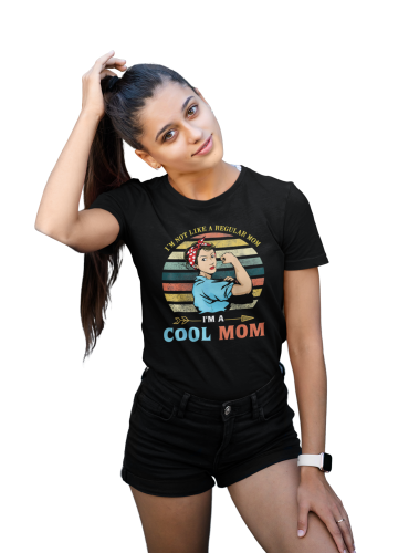 KOSZULKA DAMSKA PREZENT NA DZIEŃ MAMY COOL MOM TORBA GRATIS 6