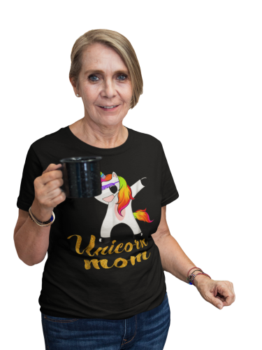 KOSZULKA DAMSKA PREZENT NA DZIEŃ MAMY UNICORN MOM TORBA GRATIS 5