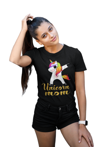 KOSZULKA DAMSKA PREZENT NA DZIEŃ MAMY UNICORN MOM TORBA GRATIS 6