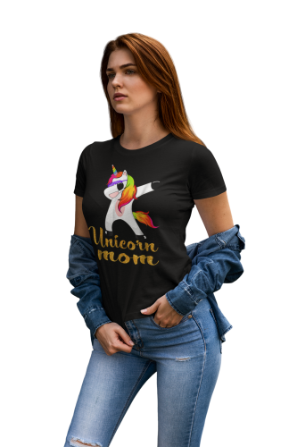 KOSZULKA DAMSKA PREZENT NA DZIEŃ MAMY UNICORN MOM TORBA GRATIS 8