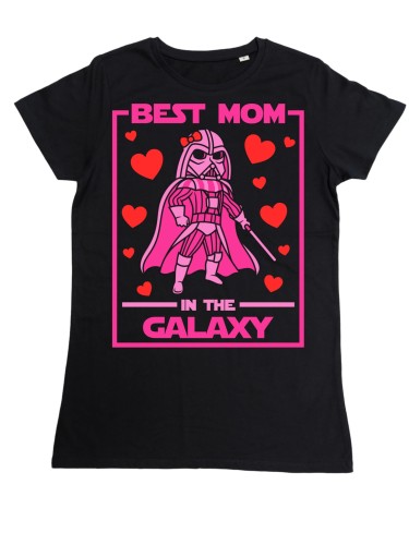 KOSZULKA DAMSKA PREZENT NA DZIEŃ MAMY BEST MOM IN THE GALAXY TORBA GRATIS 2