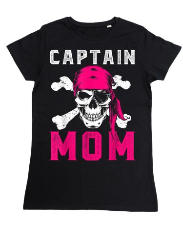 KOSZULKA DAMSKA PREZENT NA DZIEŃ MAMY CAPTAIN MOM TORBA GRATIS 2