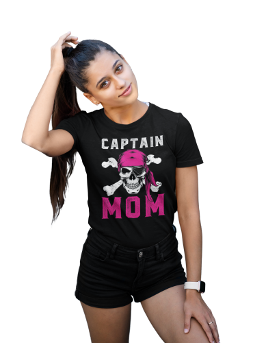 KOSZULKA DAMSKA PREZENT NA DZIEŃ MAMY CAPTAIN MOM TORBA GRATIS 6