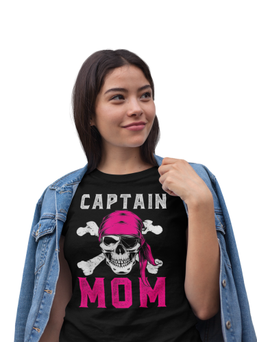 KOSZULKA DAMSKA PREZENT NA DZIEŃ MAMY CAPTAIN MOM TORBA GRATIS 7