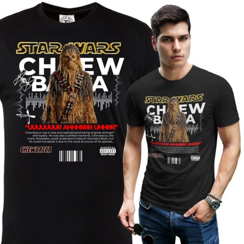 KOSZULKA MĘSKA FILMOWA STAR WARS GWIEZDNE WOJNY CHEWBACCA 1