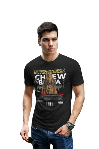 KOSZULKA MĘSKA FILMOWA STAR WARS GWIEZDNE WOJNY CHEWBACCA 7