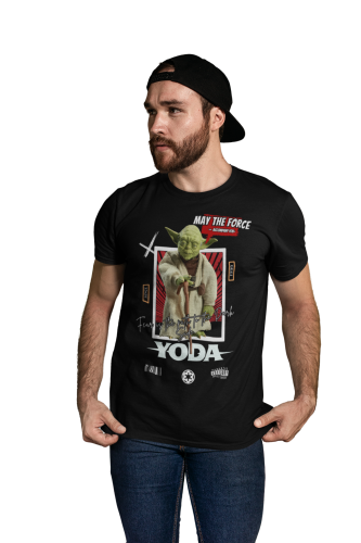 KOSZULKA MĘSKA FILMOWA STAR WARS GWIEZDNE WOJNY YODA 7