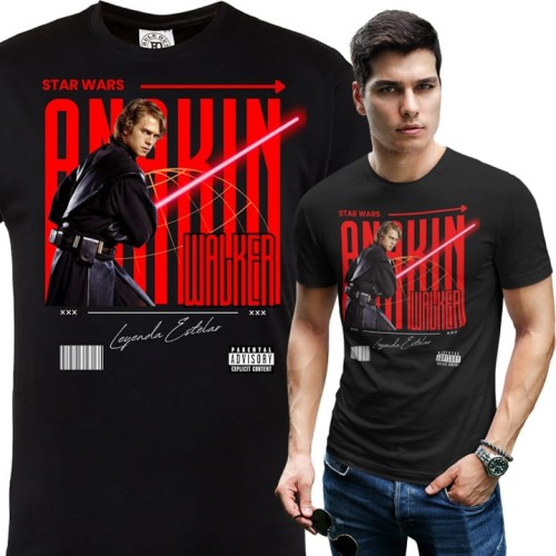 KOSZULKA MĘSKA FILMOWA STAR WARS GWIEZDNE WOJNY ANAKIN SKYWALKER 1