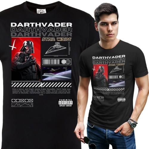 KOSZULKA MĘSKA FILMOWA STAR WARS GWIEZDNE WOJNY DARTH VADER 1