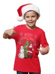 KOSZULKA DZIECIĘCA ŚWIĄTECZNA MIKOŁAJ CHOINKA MERRY CHRISTMAS