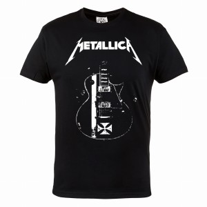MĘSKA KOSZULKA BAWEŁNIANA MUZYCZNA GITARA METALLICA