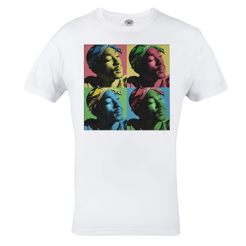 MĘSKA KOSZULKA MUZYCZNA Z NADRUKIEM TUPAC 2PAC RAPER HIP HOP NEGATYW 1