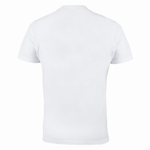 MĘSKA KOSZULKA Z WŁASNYM NADRUKIEM GRAFIKĄ LOGO ZDJĘCIE BIAŁA 2