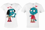 ZESTAW KOSZULEK WALENTYNKOWYCH ZOMBIE LOVE PREZENT NA WALENTYNKI