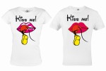 ZESTAW KOSZULEK WALENTYNKOWYCH KISS ME! PREZENT NA WALENTYNKI