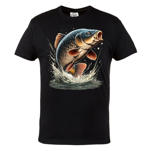 KOSZULKA MĘSKA DLA WĘDKARZA WĘDKARSTWO RYBY
