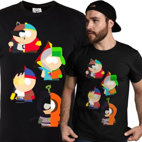 KOSZULKA MĘSKA SOUTH PARK SERIAL ANIMOWANY POSTACIE 1