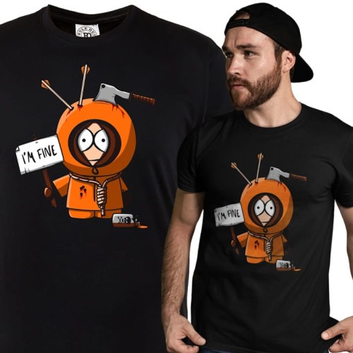 KOSZULKA MĘSKA SOUTH PARK SERIAL ANIMOWANY KENNY 1