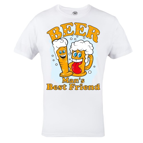 KOSZULKA ŚMIESZNE BEER MAN'S BEST FRIEND 2