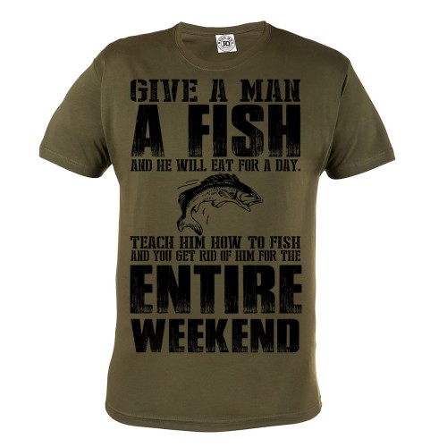 KOSZULKA GIVE A MAN A FISH AND HE WILL EAT FOR A DAY 2