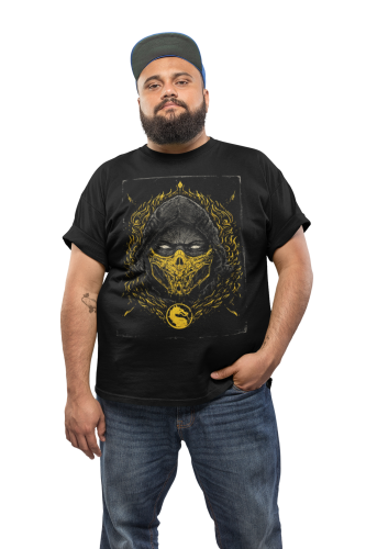 KOSZULKA MĘSKA GRA VIDEO MORTAL KOMBAT SCORPION 4