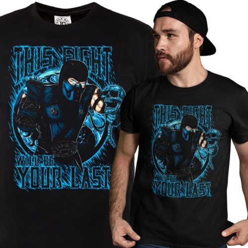 KOSZULKA MĘSKA GRA VIDEO MORTAL KOMBAT FATALITY YOUR LAST FIGHT 1