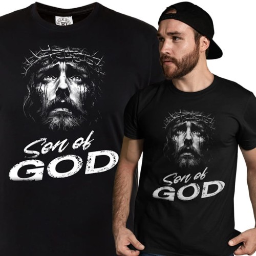 KOSZULKA MĘSKA CHRZEŚCIJAŃSKA KATOLICKA JEZUS SON OF GOD 1