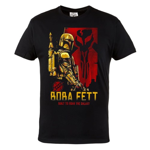 KOSZULKA MĘSKA FILMOWA STAR WARS BOBA FETT MANDALORIAN 2
