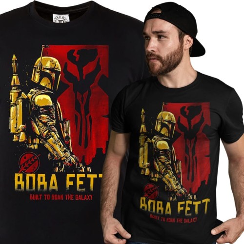 KOSZULKA MĘSKA FILMOWA STAR WARS BOBA FETT MANDALORIAN 1
