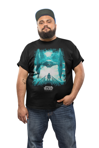 KOSZULKA MĘSKA FILMOWA STAR WARS ŁOTR 1 GWIEZDNE WOJNY 3