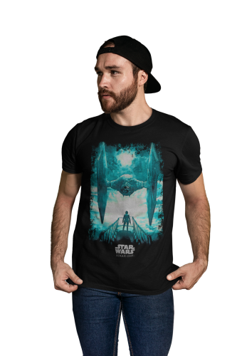 KOSZULKA MĘSKA FILMOWA STAR WARS ŁOTR 1 GWIEZDNE WOJNY 6