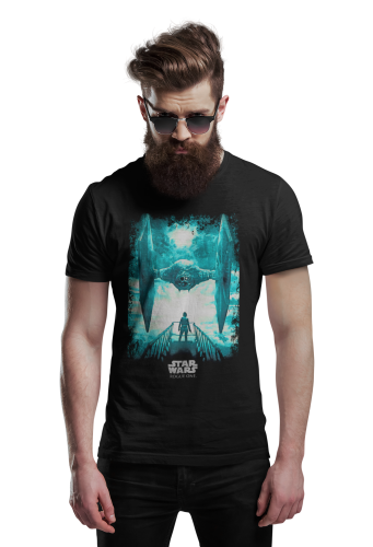 KOSZULKA MĘSKA FILMOWA STAR WARS ŁOTR 1 GWIEZDNE WOJNY 4
