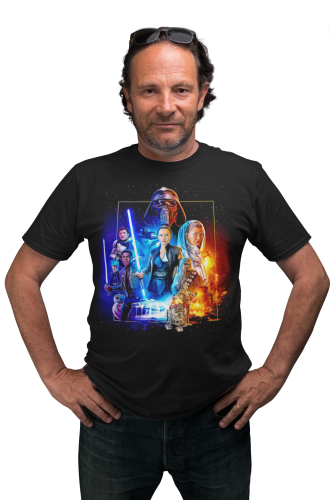 KOSZULKA MĘSKA FILMOWA STAR WARS GWIEZDNE WOJNY BOHATEROWIE 5