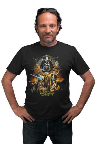 KOSZULKA MĘSKA FILMOWA STAR WARS GWIEZDNE WOJNY BOHATEROWIE 5