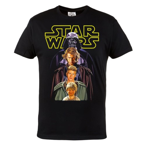 KOSZULKA MĘSKA FILMOWA STAR WARS GWIEZDNE WOJNY ANAKIN SKYWALKER TRANSFORMACJA 2