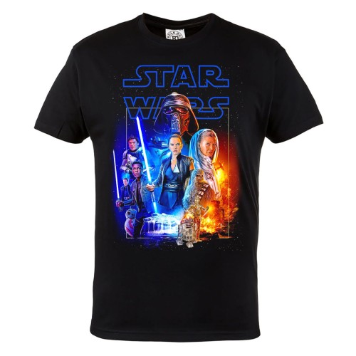 KOSZULKA MĘSKA FILMOWA STAR WARS GWIEZDNE WOJNY POSTACIE 2