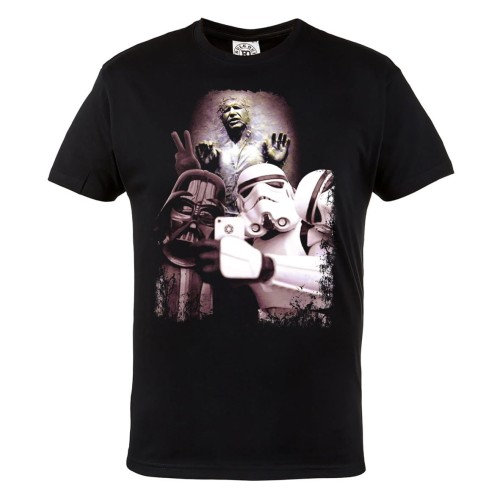 KOSZULKA MĘSKA FILMOWA STAR WARS GWIEZDNE WOJNY SELFIE 2