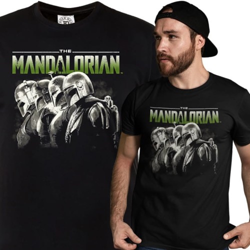 KOSZULKA MĘSKA FILMOWA STAR WARS MANDALORIAN